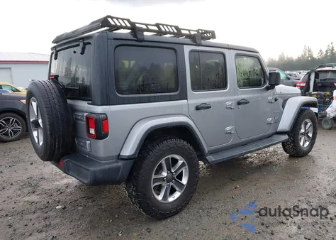 2019 Jeep Wrangler Unlimited Sahara 4X4 from USA, damaged, VIN 1C4HJXEG8KW529033